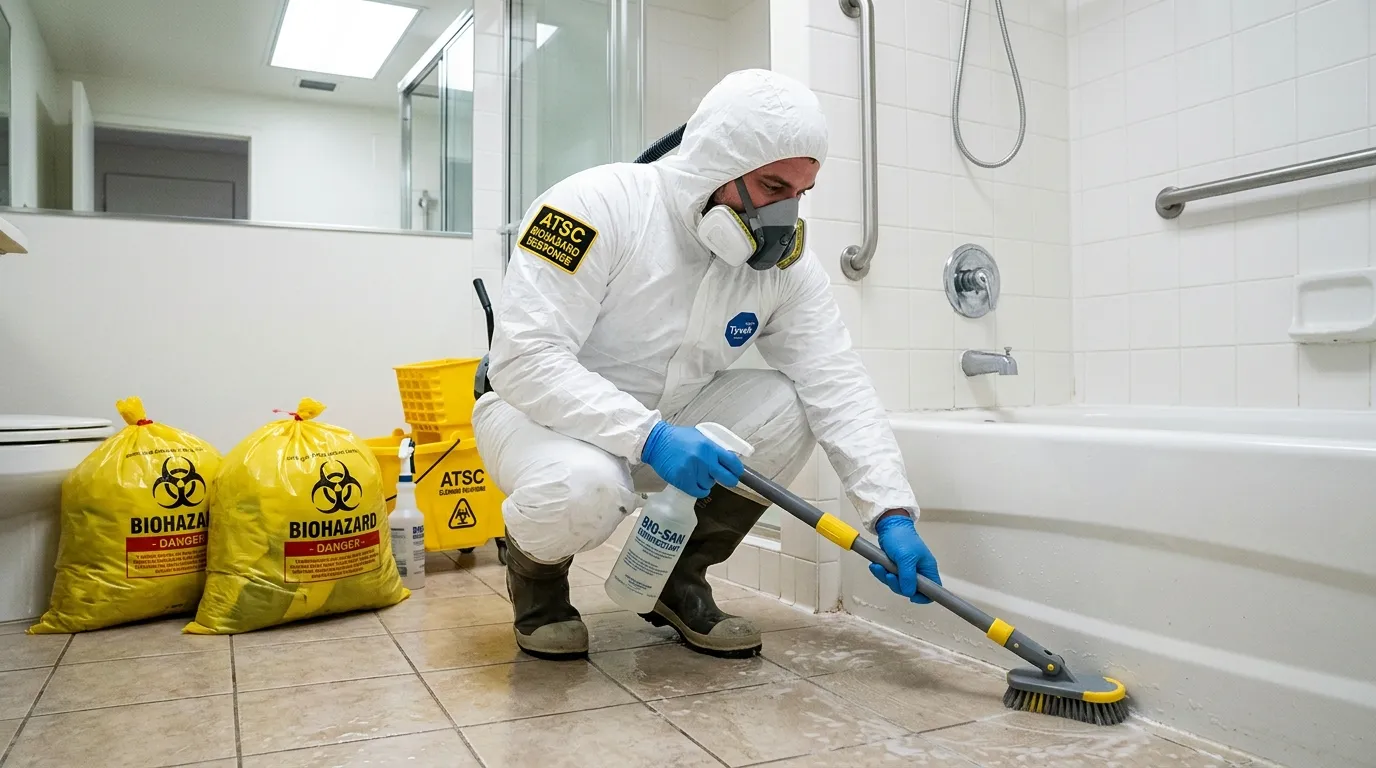 Decontamination equipment deployed for Blood Cleanup in Hermitage